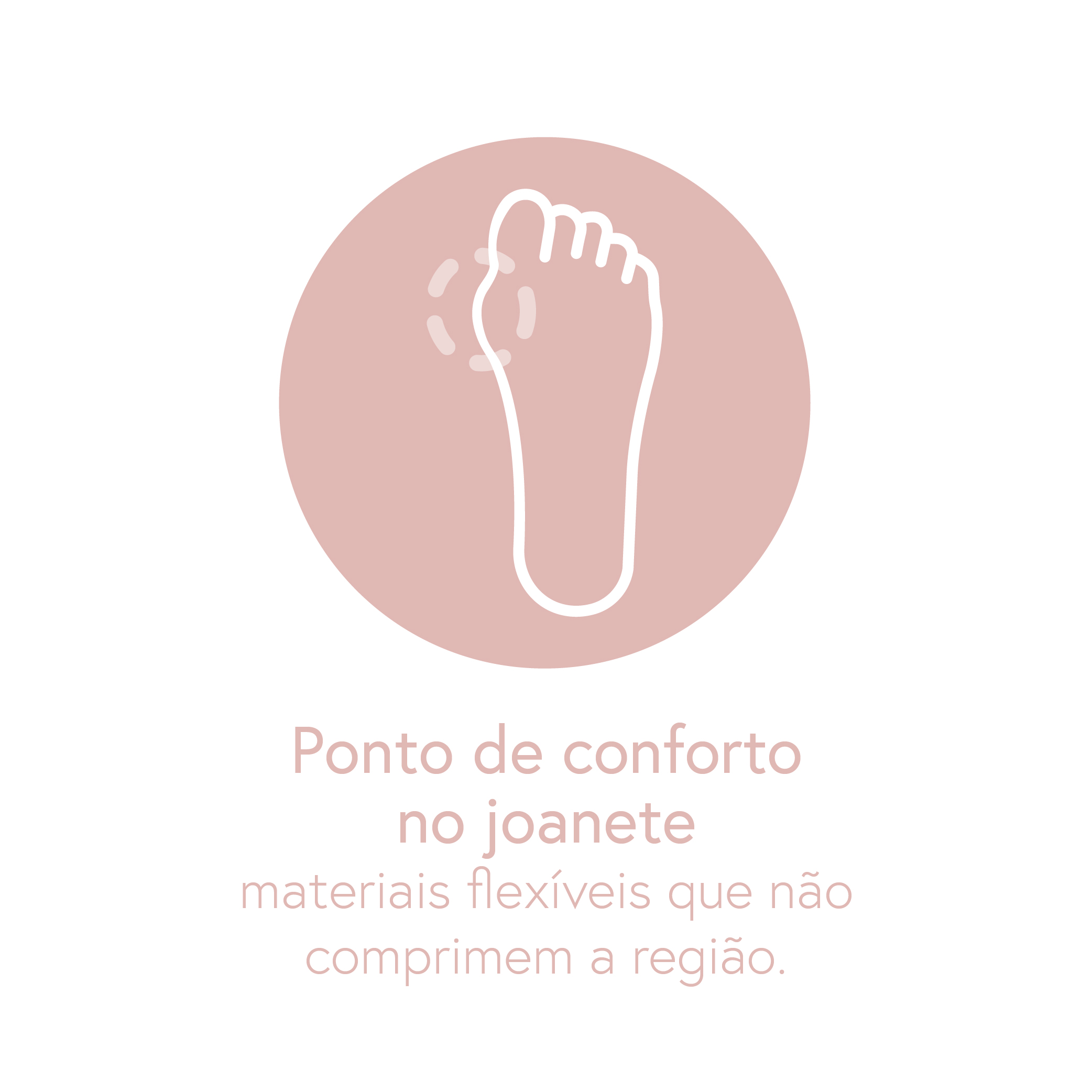 Ponto de conforto no joanete